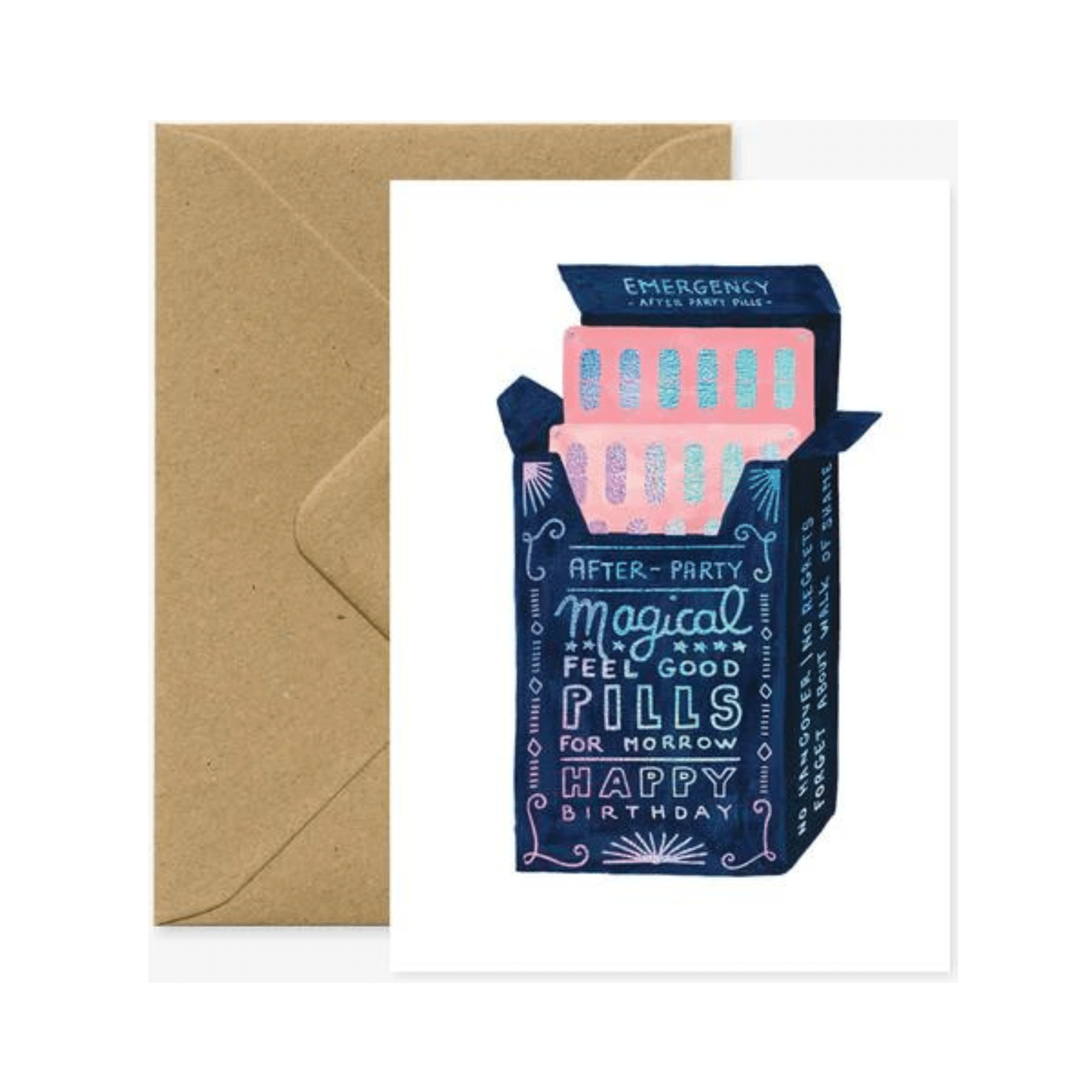 All The Way To Say Biglietto Biglietto Holographic Magic Pills Happy Bday