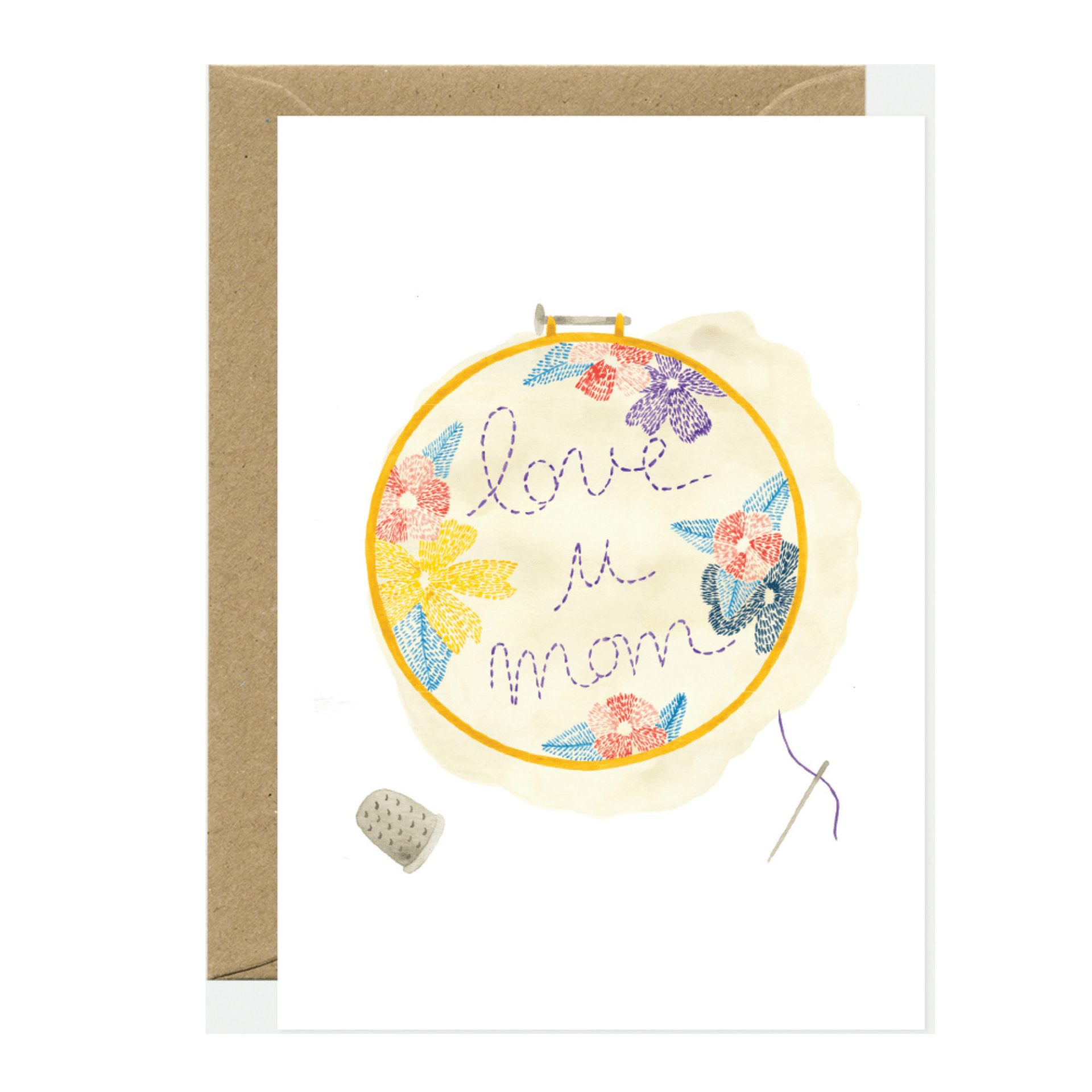 Second Ave Mum – Biglietto Di Auguri Natalizio Con Scena Invernale, Bianco Interno, Con Busta, Carta Di Lino Premium - 3