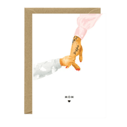 All The Way To Say Biglietto Biglietto Mom & Baby hand