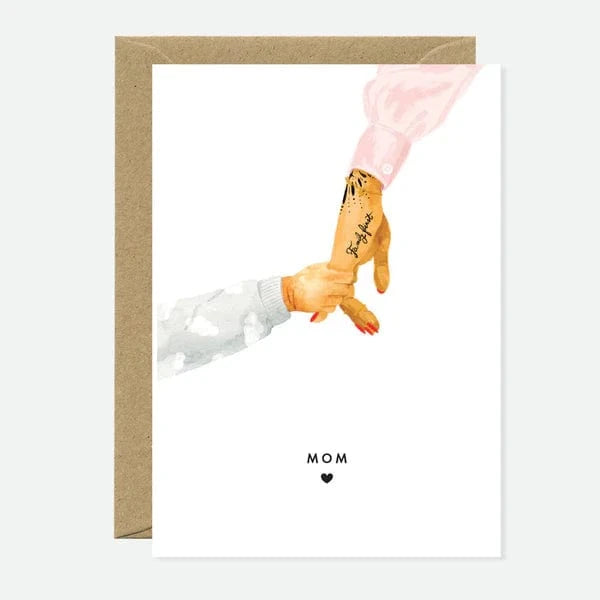 All The Way To Say Biglietto Biglietto Mom & Baby hand