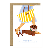 All The Way To Say Biglietto Biglietto Summer Dachshund