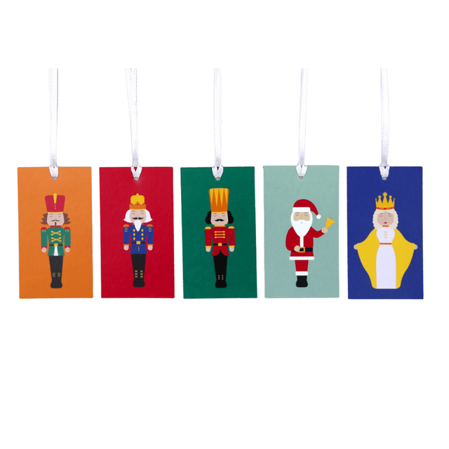 Kunst an Papier Biglietto Gift tag Xmas