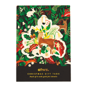 All The Way To Say Biglietto Gift Tags White Bunny