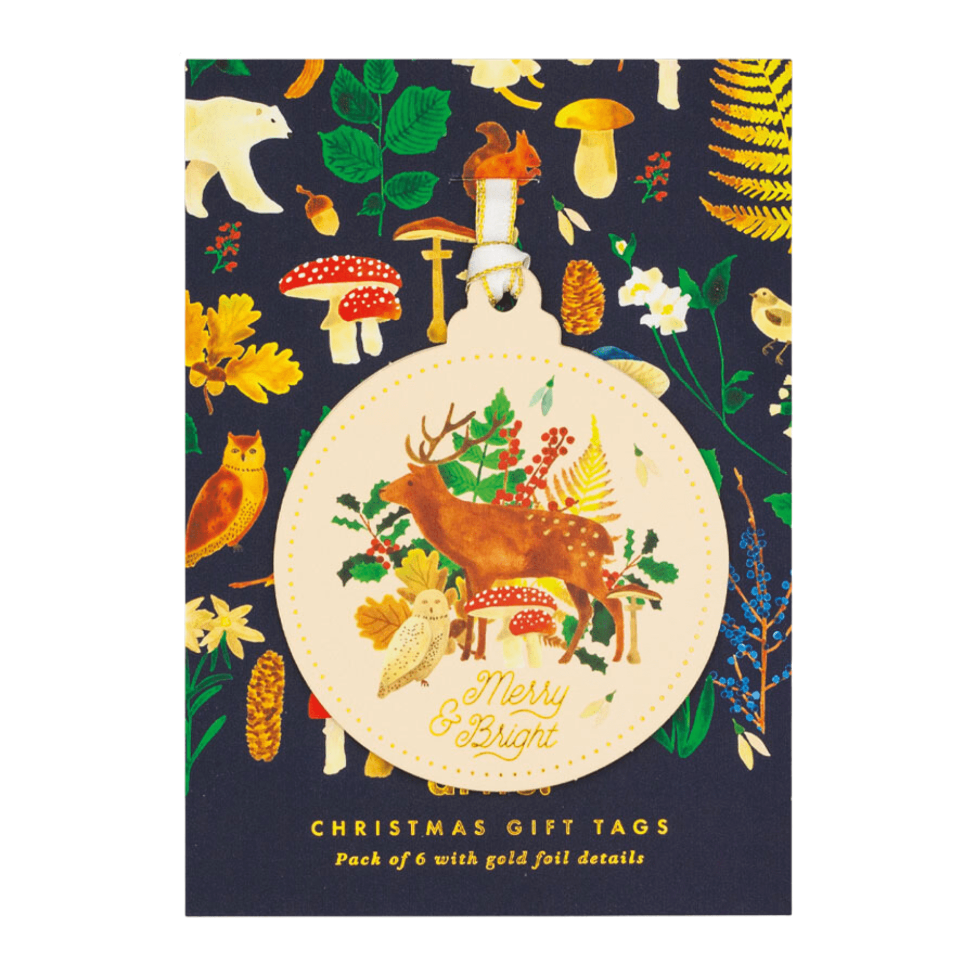 All The Way To Say Biglietto Gift Tags Winter Herbarium