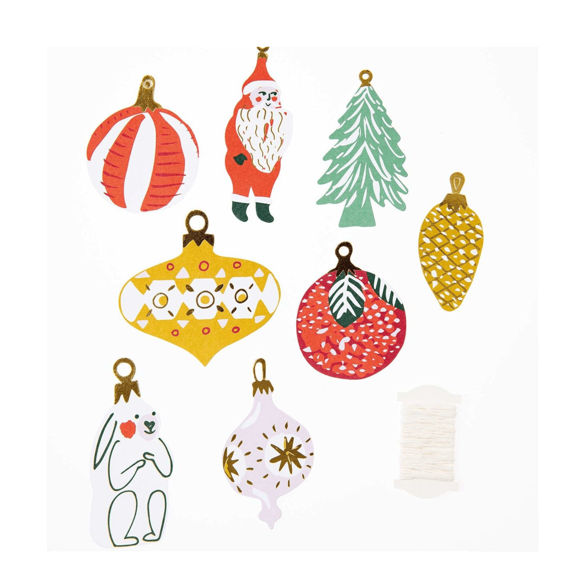 Rico Design Biglietto Nostalgic Christmas Tag