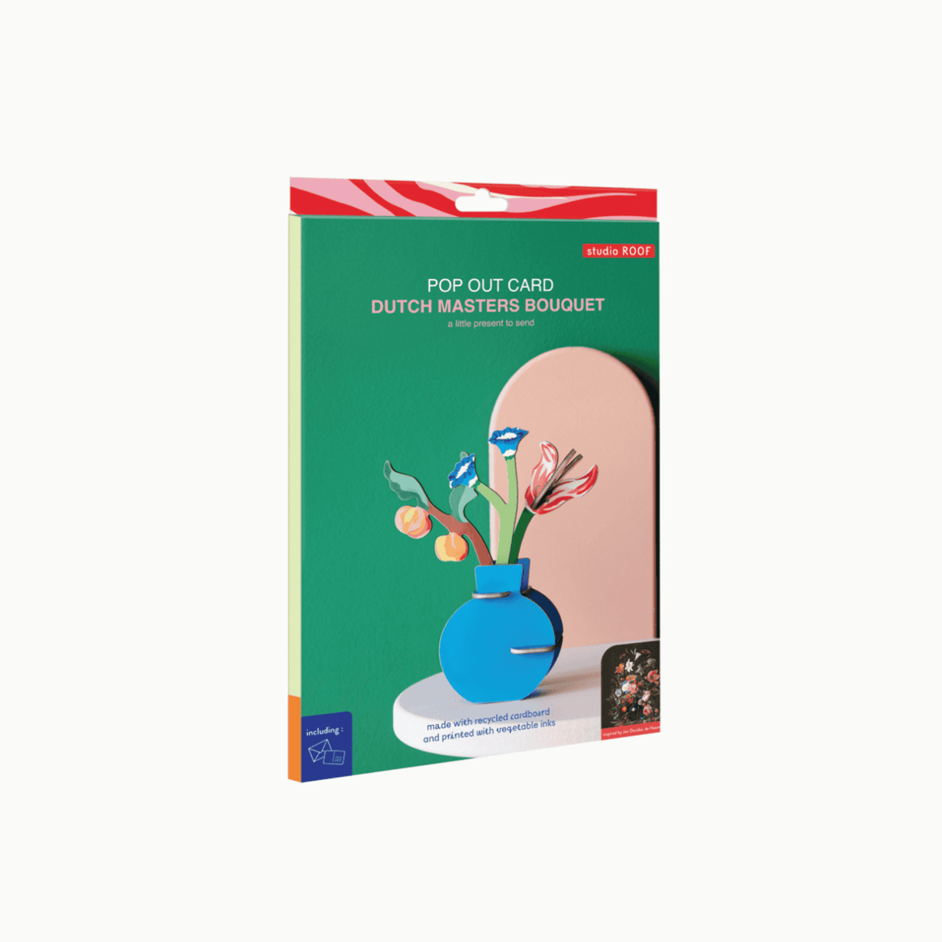 Studio Roof Biglietto Pop Out Card - Dutch Masters Bouquet