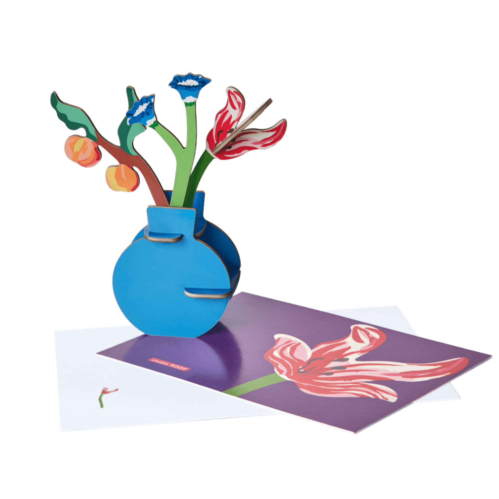 Studio Roof Biglietto Pop Out Card - Dutch Masters Bouquet