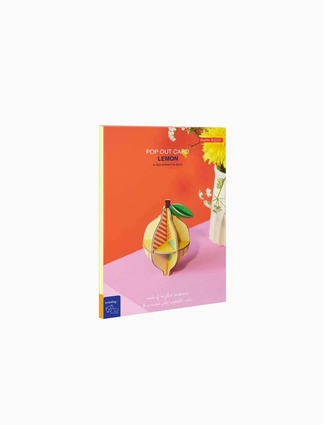 Studio Roof Biglietto Pop Out Card - Lemon