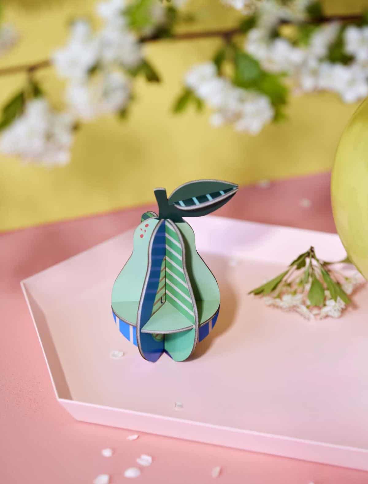 Studio Roof Biglietto Pop Out Card - Pear