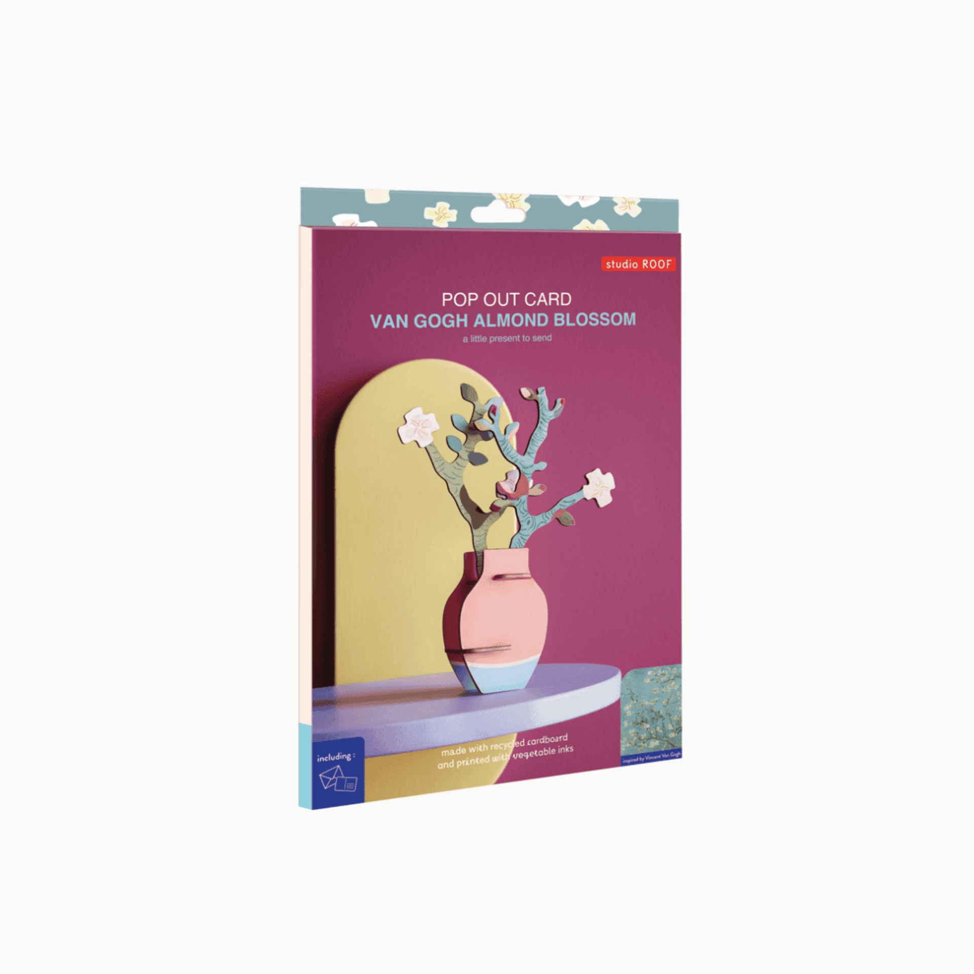 Studio Roof Biglietto Pop Out Card - Van Gogh Almond Blossom