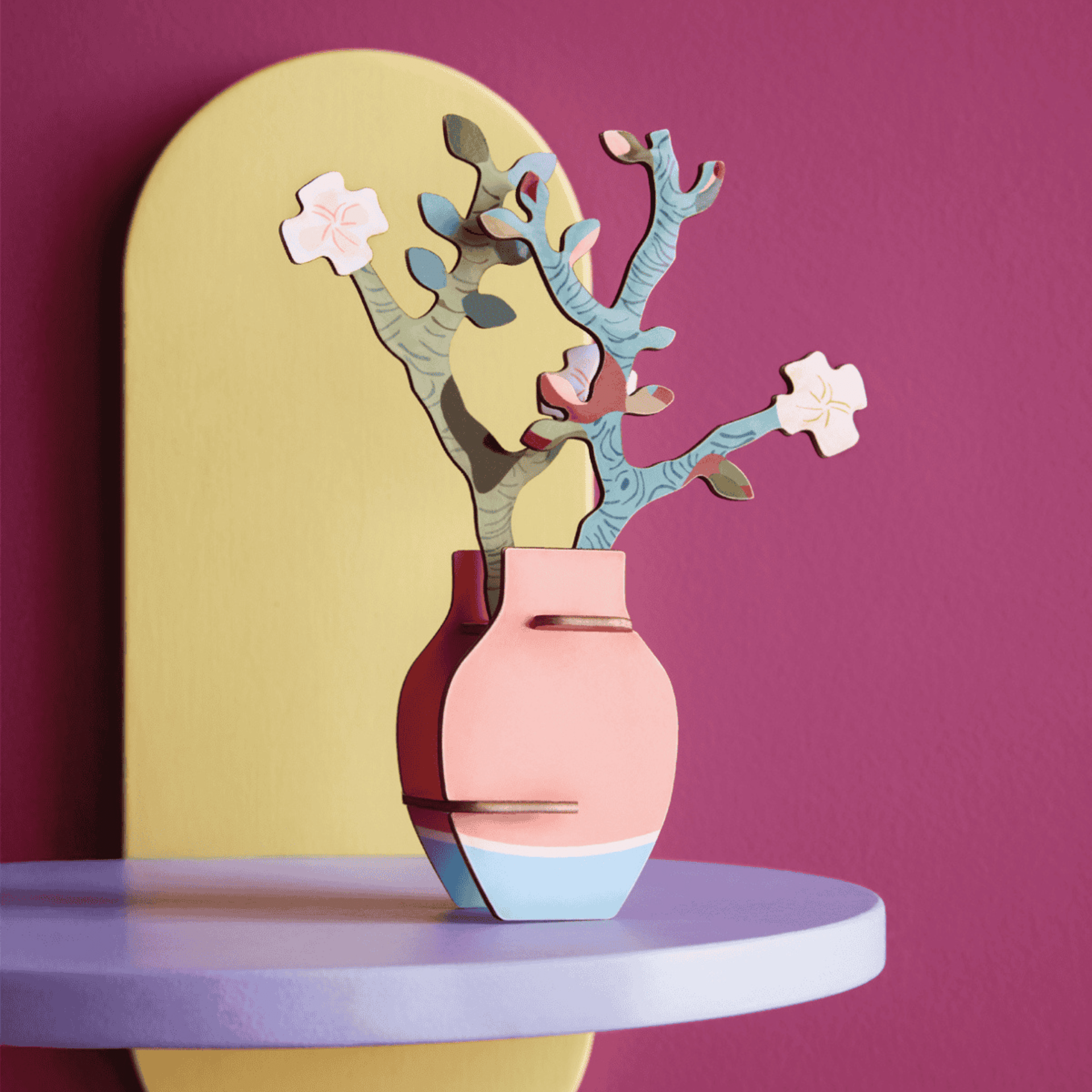 Studio Roof Biglietto Pop Out Card - Van Gogh Almond Blossom