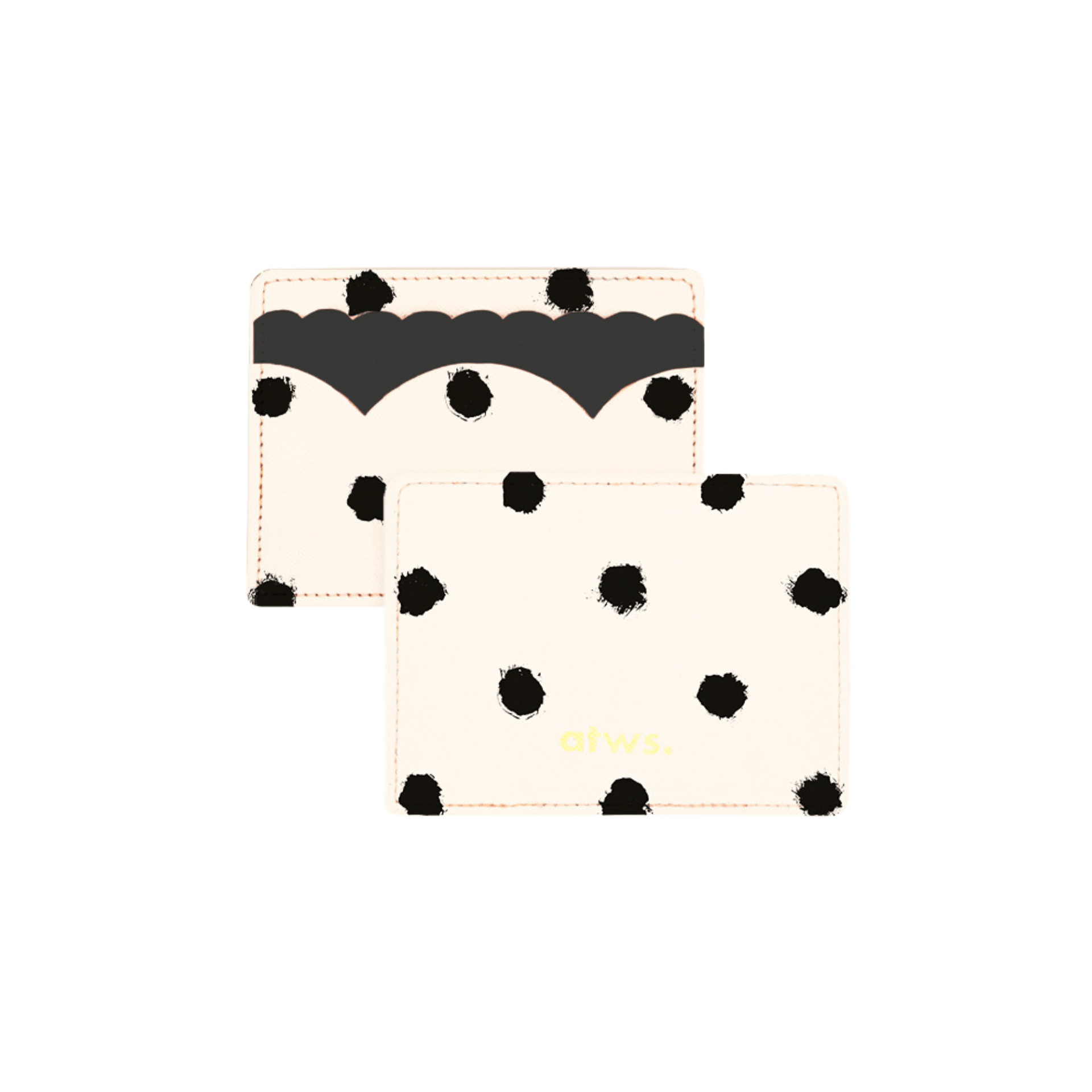 All The Way To Say Bijoux Card Holder - Painted Dots