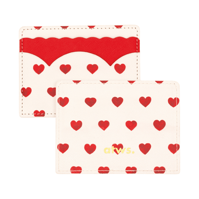 All The Way To Say Bijoux Card Holder - Red Heart