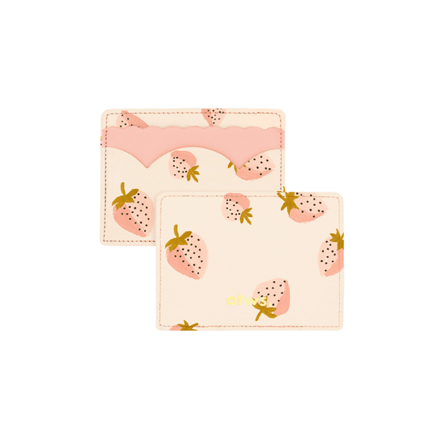 All The Way To Say Bijoux Card Holder - Strawberries
