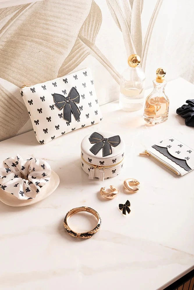 All The Way To Say Bijoux Jewelry Box - Black Bow