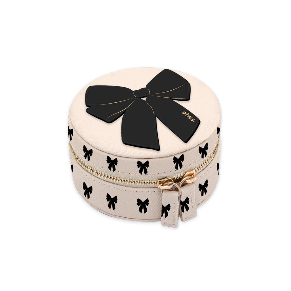 All The Way To Say Bijoux Jewelry Box - Black Bow