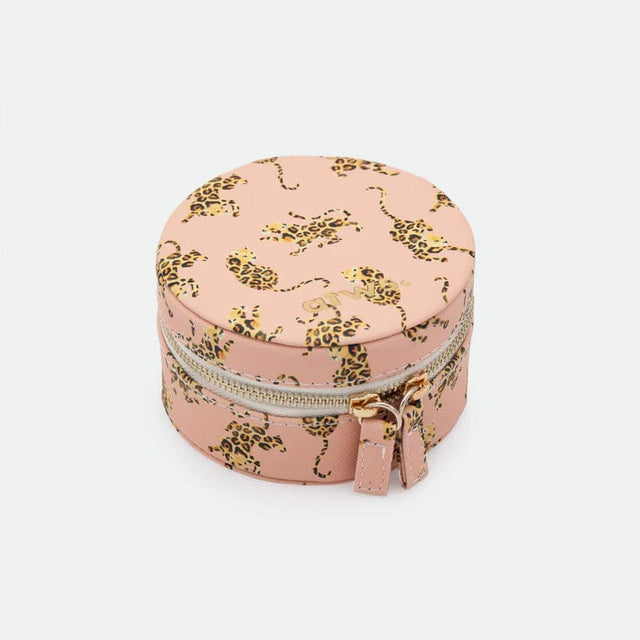 All The Way To Say Bijoux Jewelry Box Pink Leopard