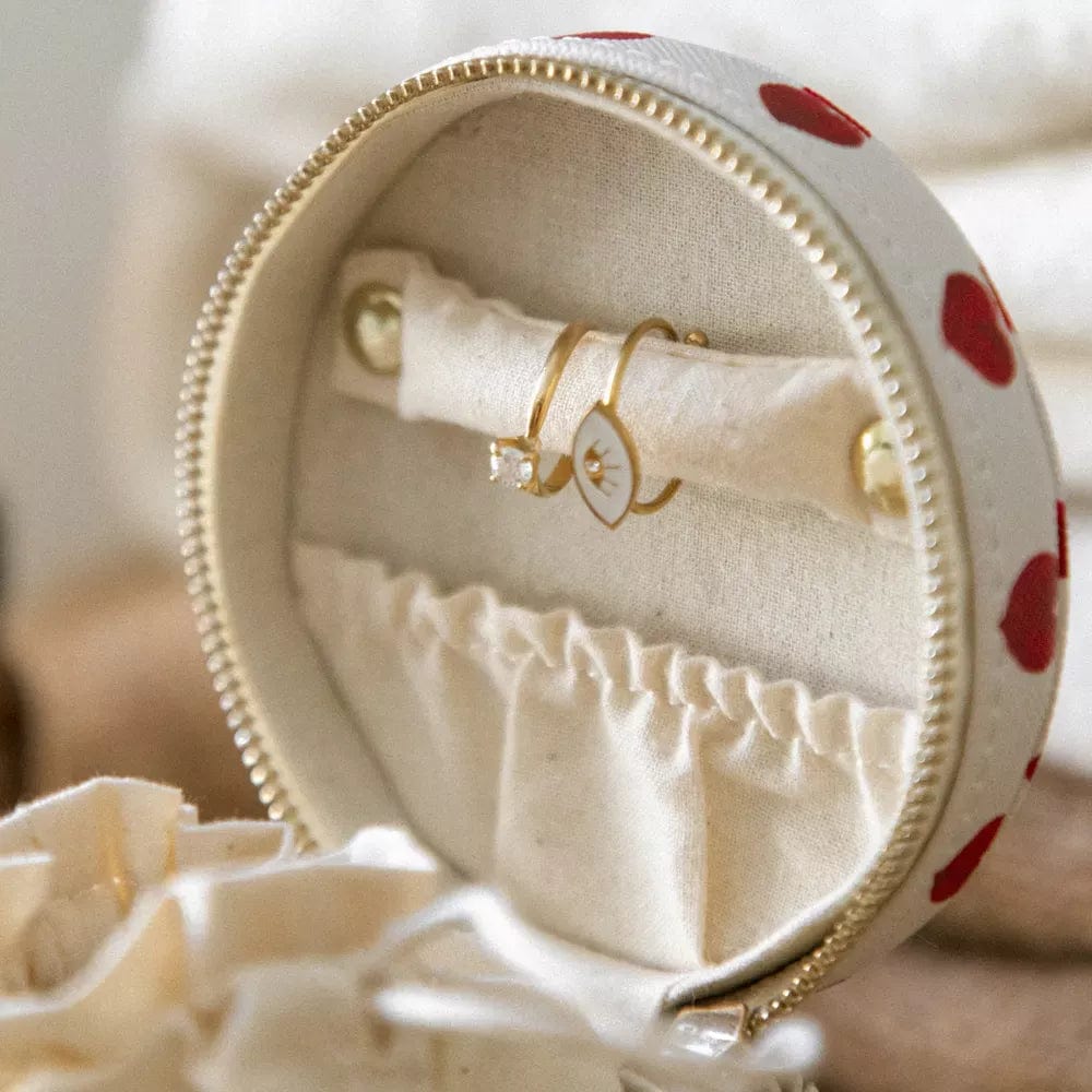 All The Way To Say Bijoux Jewelry Box Red Heart