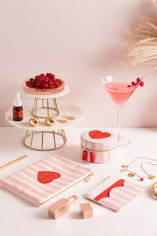 All The Way To Say Bijoux Jewelry Pink Stripes