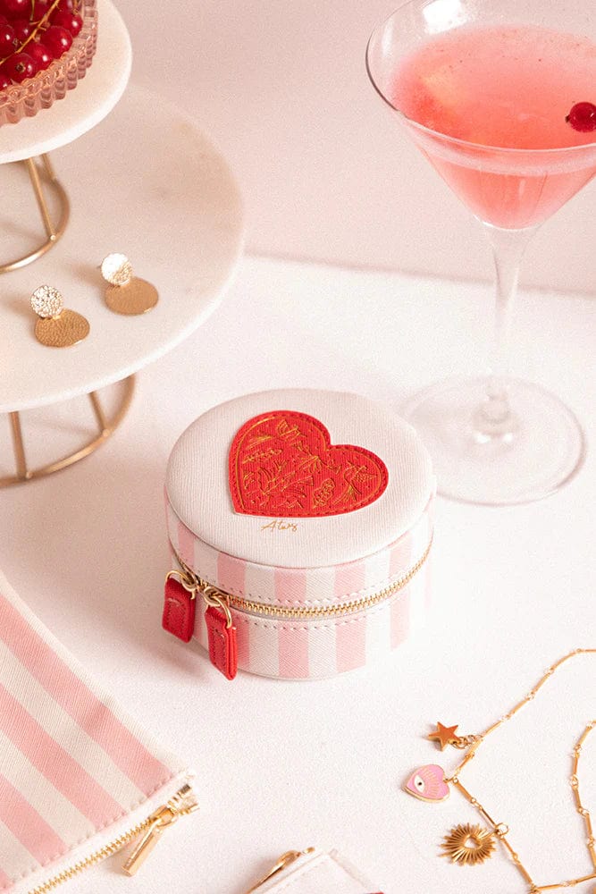 All The Way To Say Bijoux Jewelry Pink Stripes
