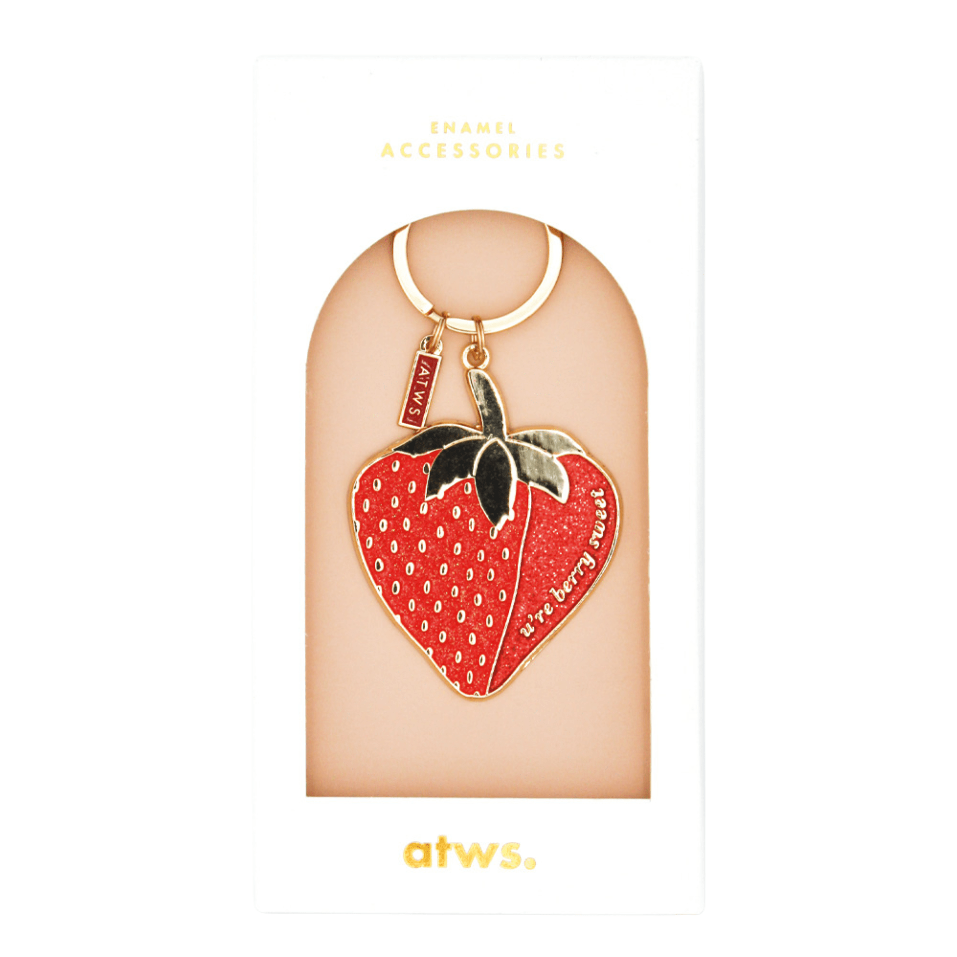 All The Way To Say Bijoux Portachiavi Strawberry