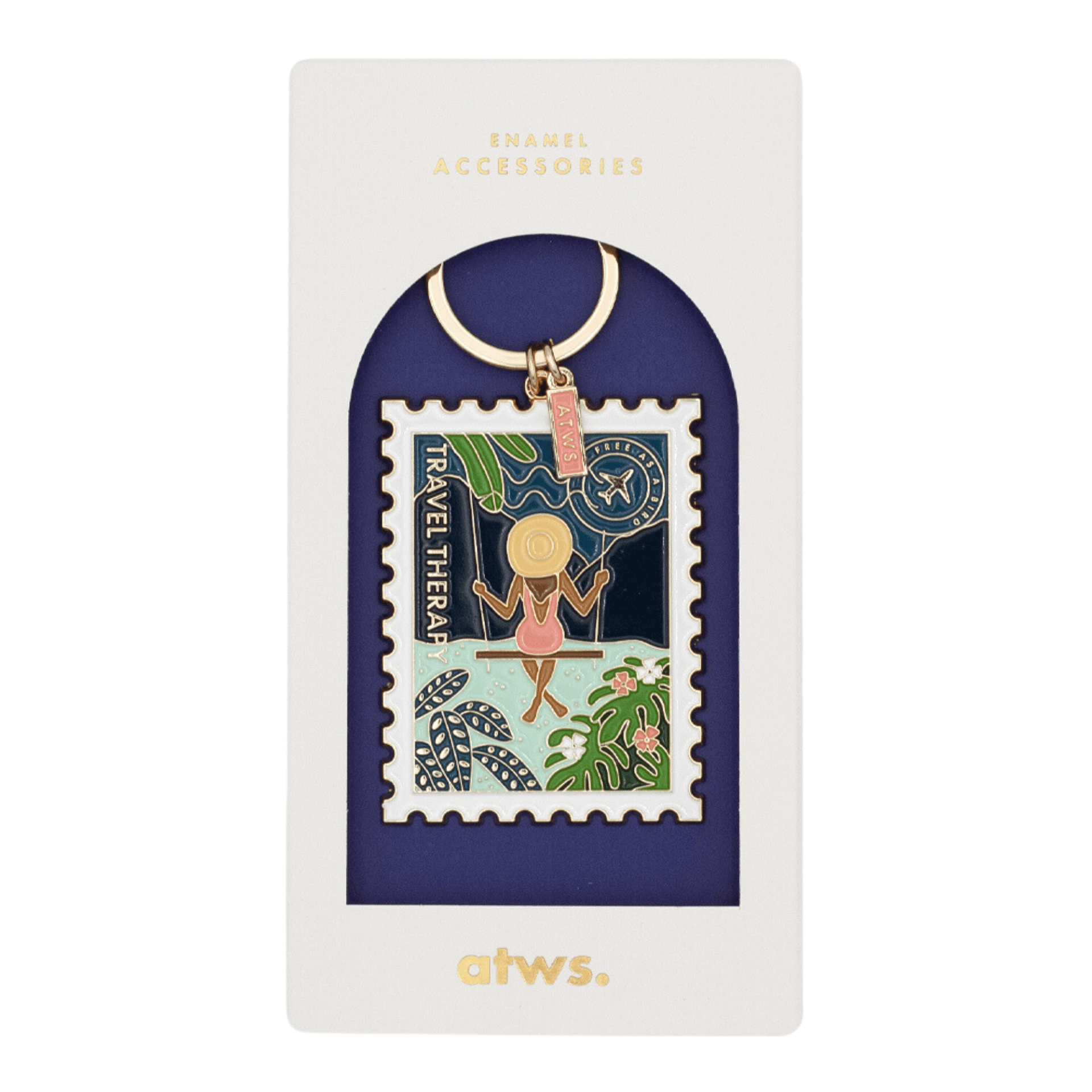 All The Way To Say Bijoux Portachiavi Travel Therapy Swing