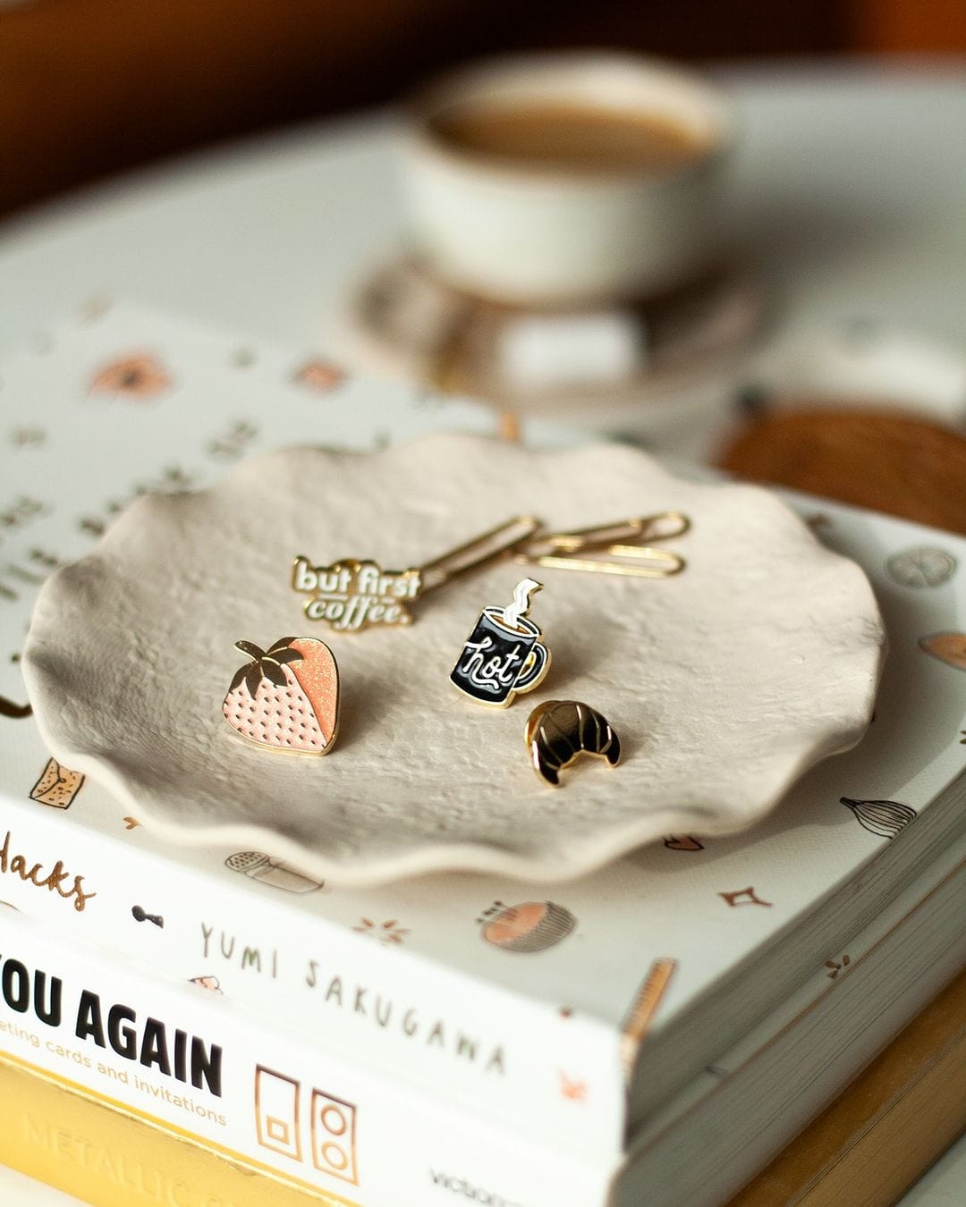 All The Way To Say Bijoux Spilla But First Coffee