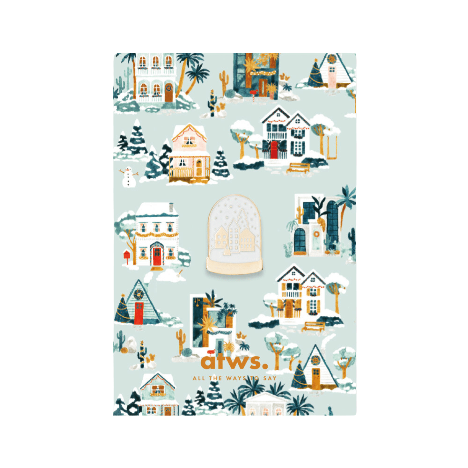 All The Way To Say Bijoux Spilla Chic Snow Ball