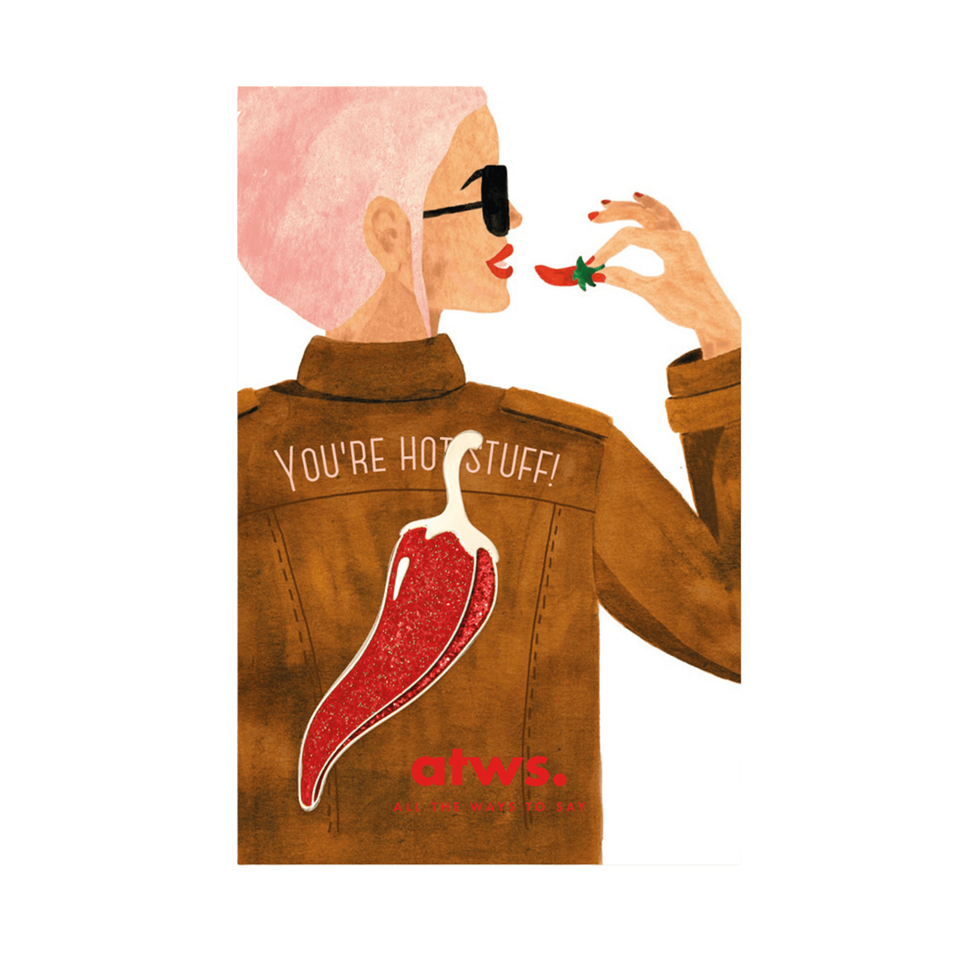 All The Way To Say Bijoux Spilla Chili Pepper