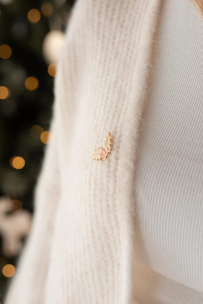 All The Way To Say Bijoux Spilla Holly Berry