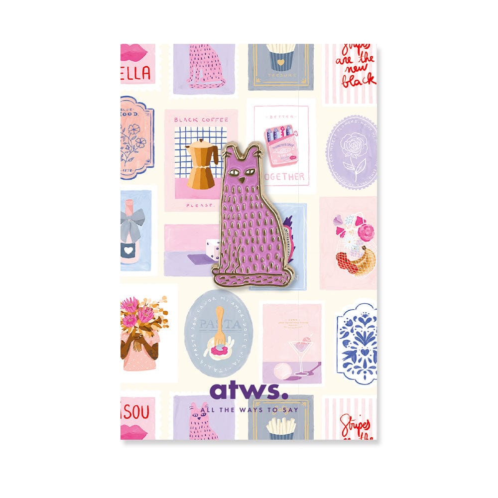 All The Way To Say Bijoux Spilla Holly the Cat