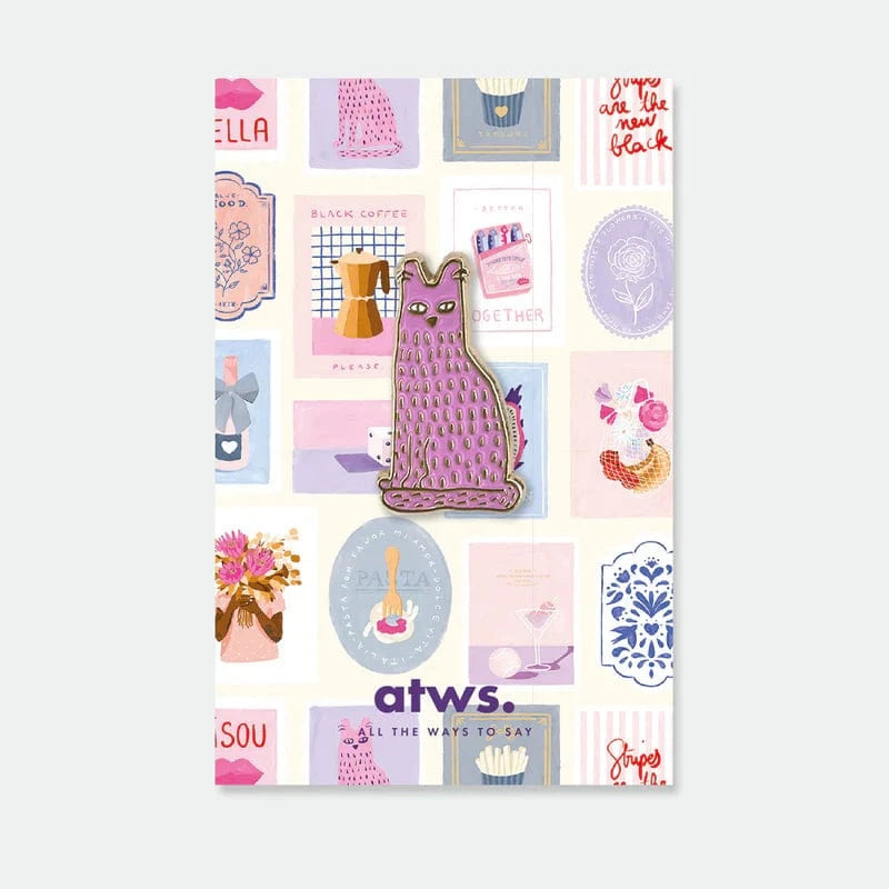 All The Way To Say Bijoux Spilla Holly the Cat