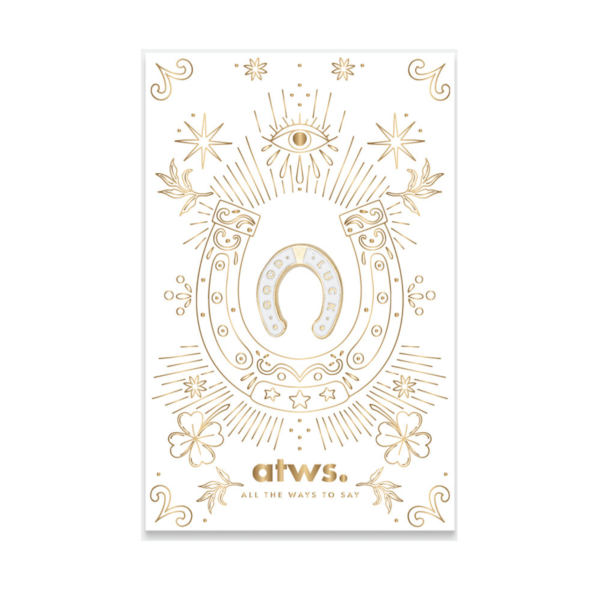 All The Way To Say Bijoux Spilla Horseshoe