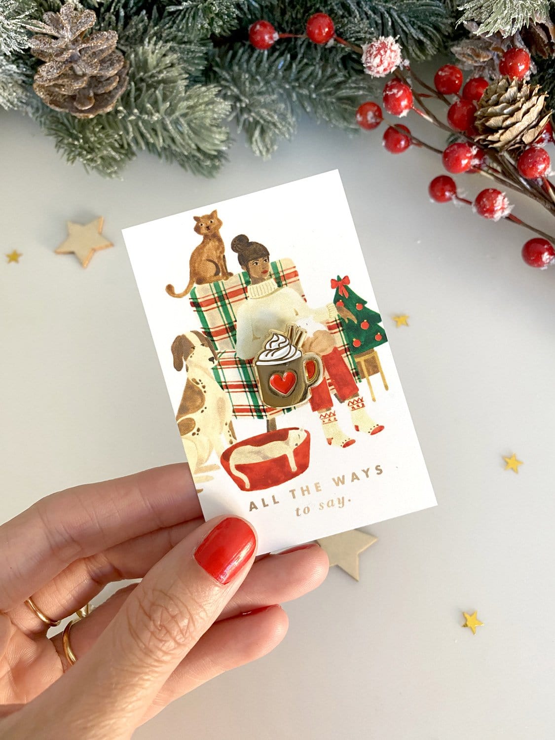 All The Way To Say Bijoux Spilla Hot Chocolate