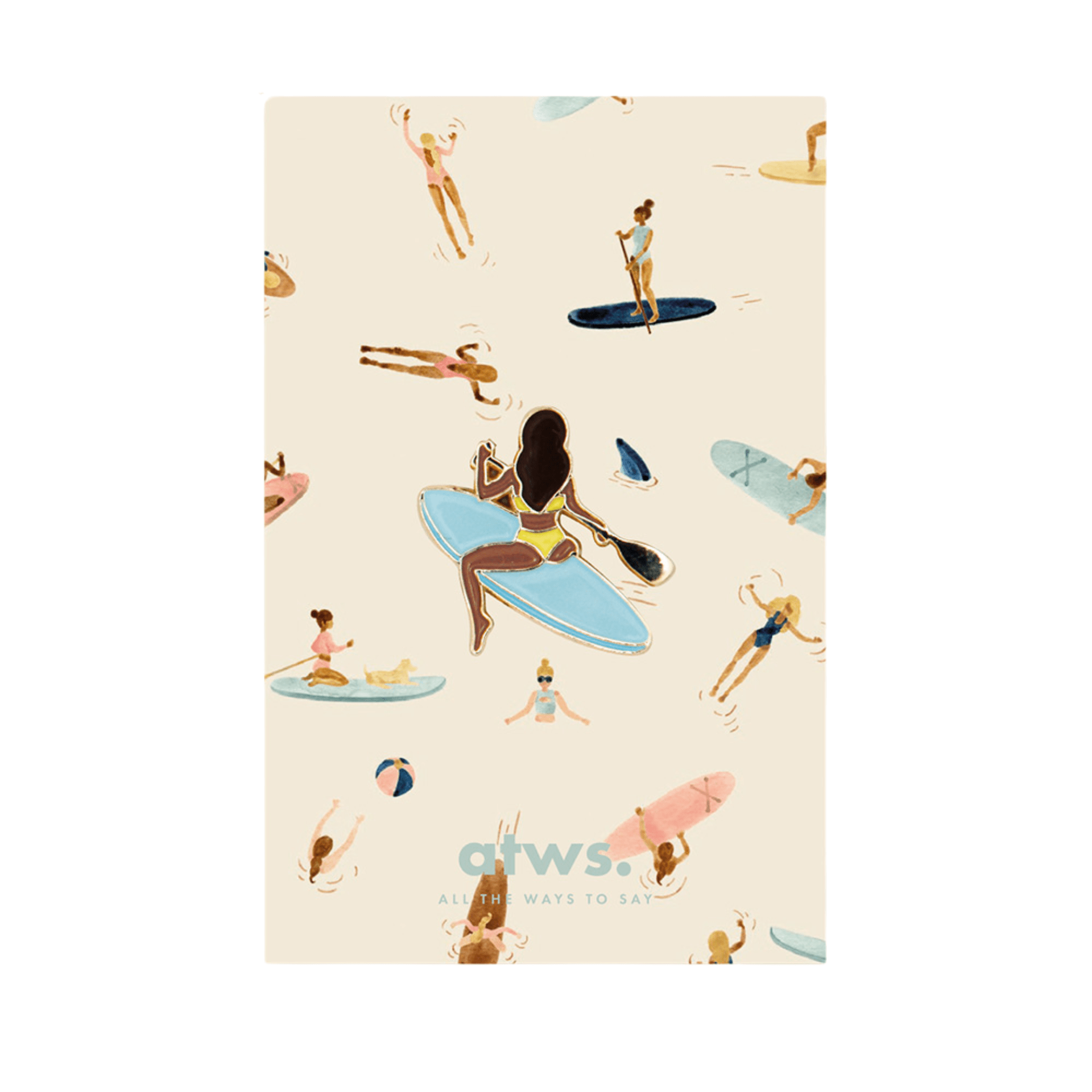 All The Way To Say Bijoux Spilla Ocean Paddle