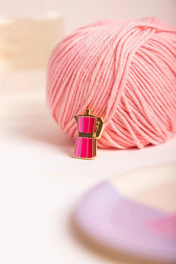 All The Way To Say Bijoux Spilla Pink Coffee