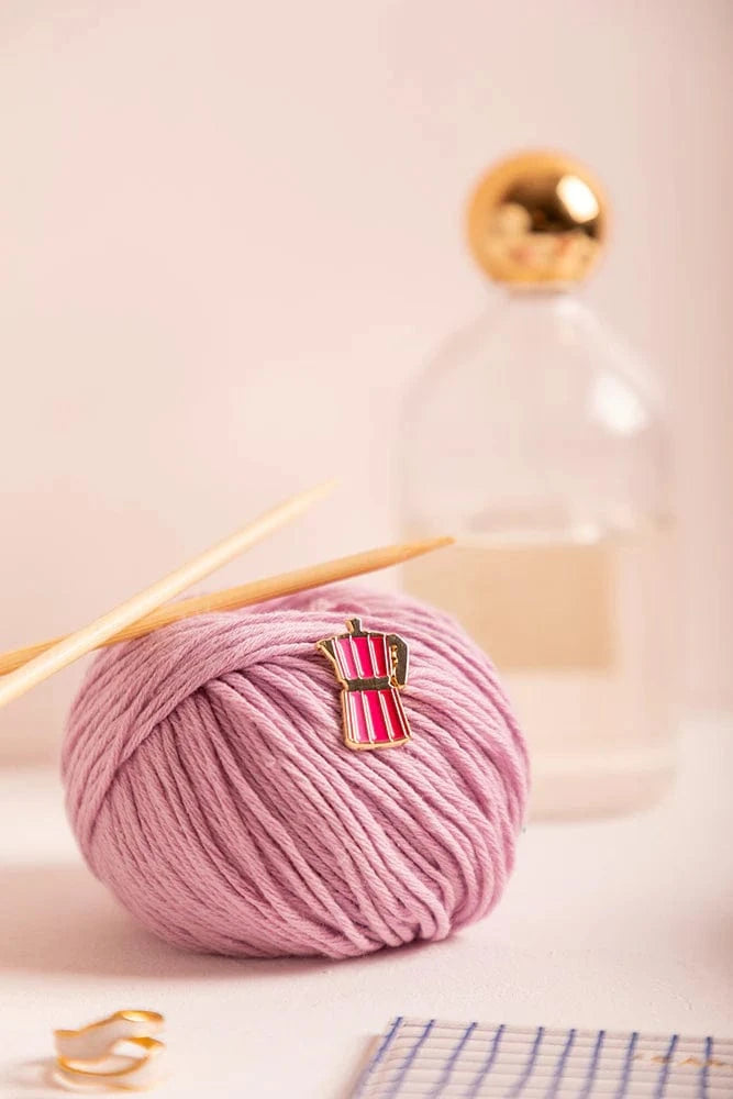 All The Way To Say Bijoux Spilla Pink Coffee