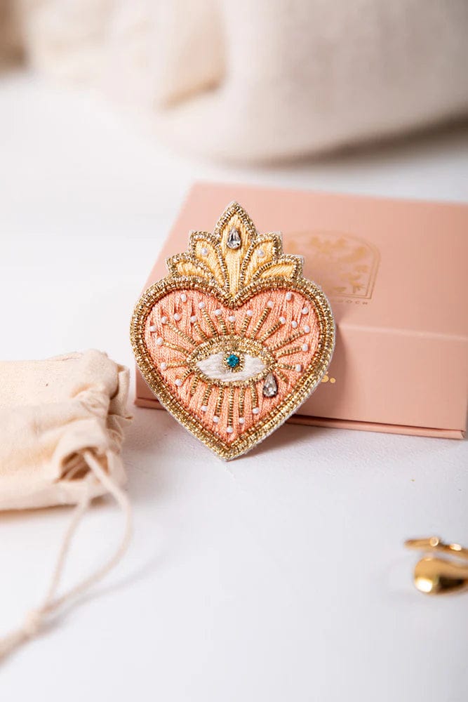 All The Way To Say Bijoux Spilla Ricamata Ex Voto