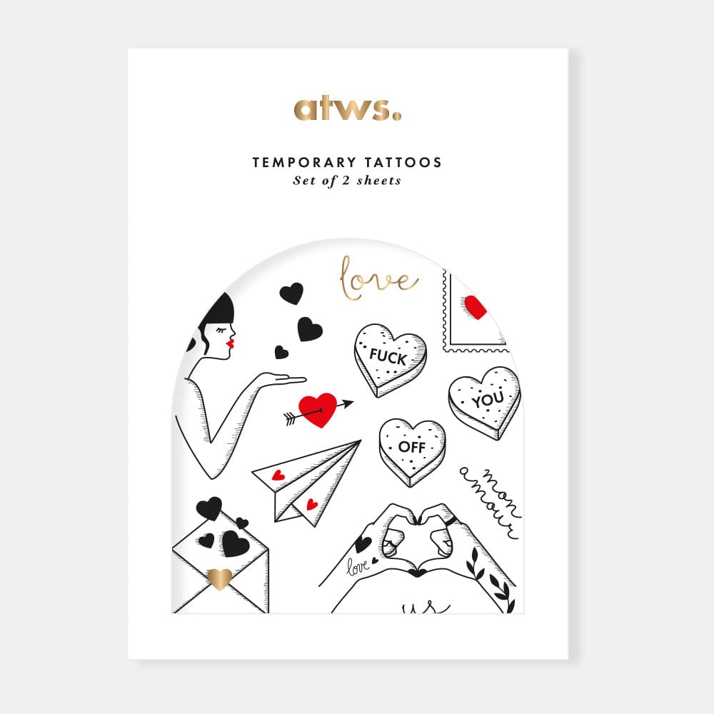 All The Way To Say Bijoux Tatoo Set Love