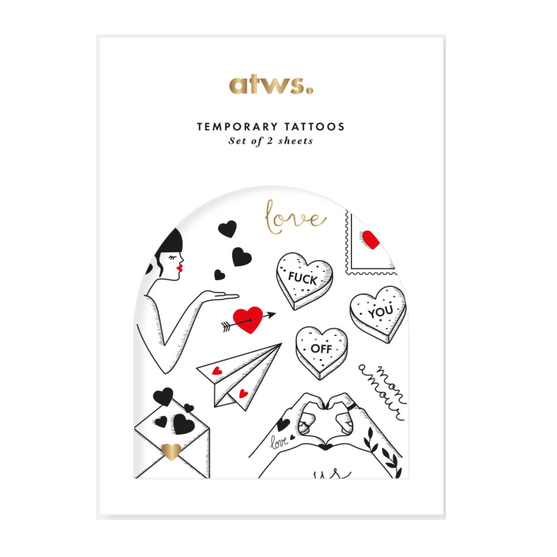 All The Way To Say Bijoux Tatoo Set Love
