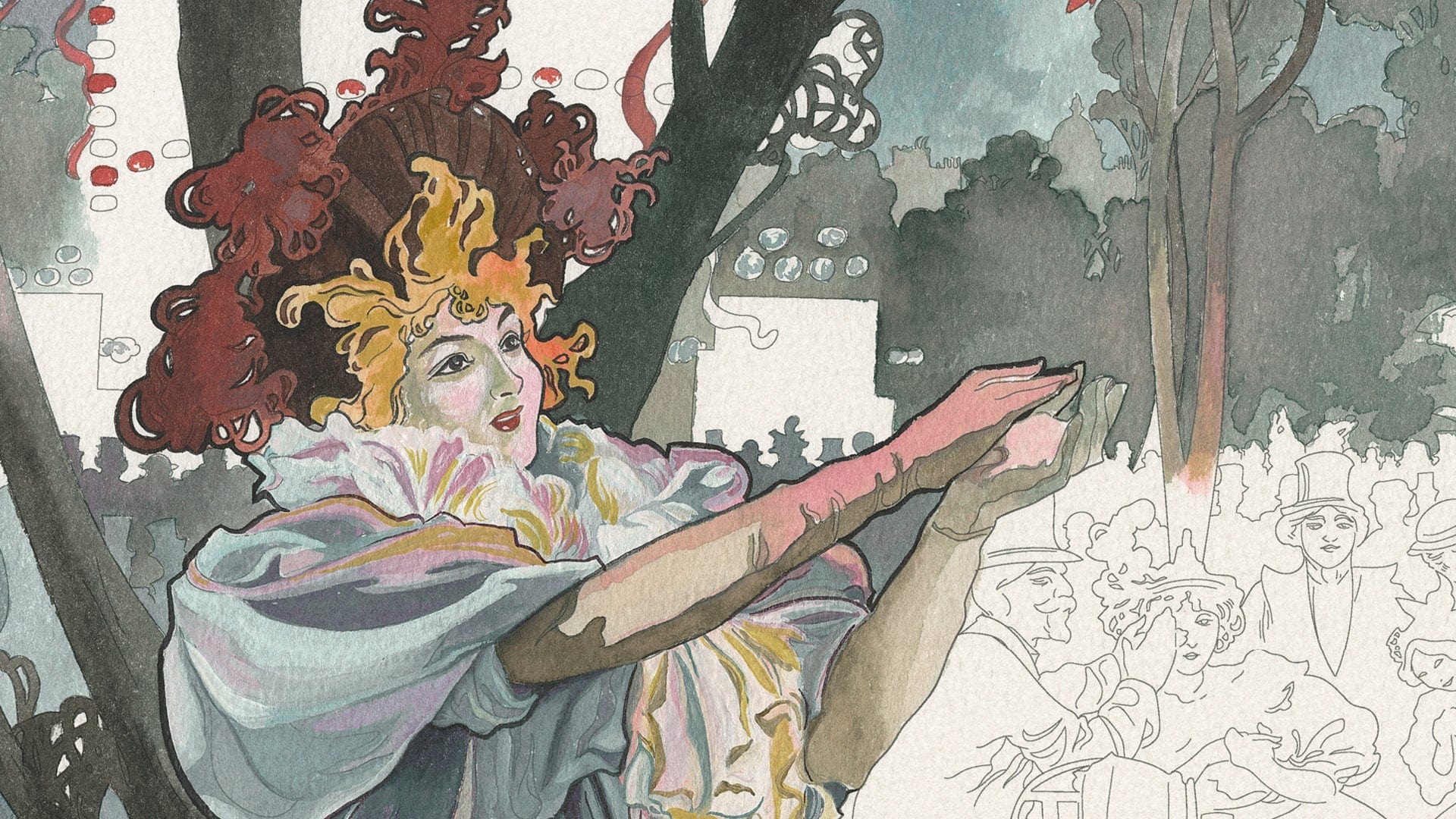 Pepin Press Book Coloring Book - Alphonse Mucha