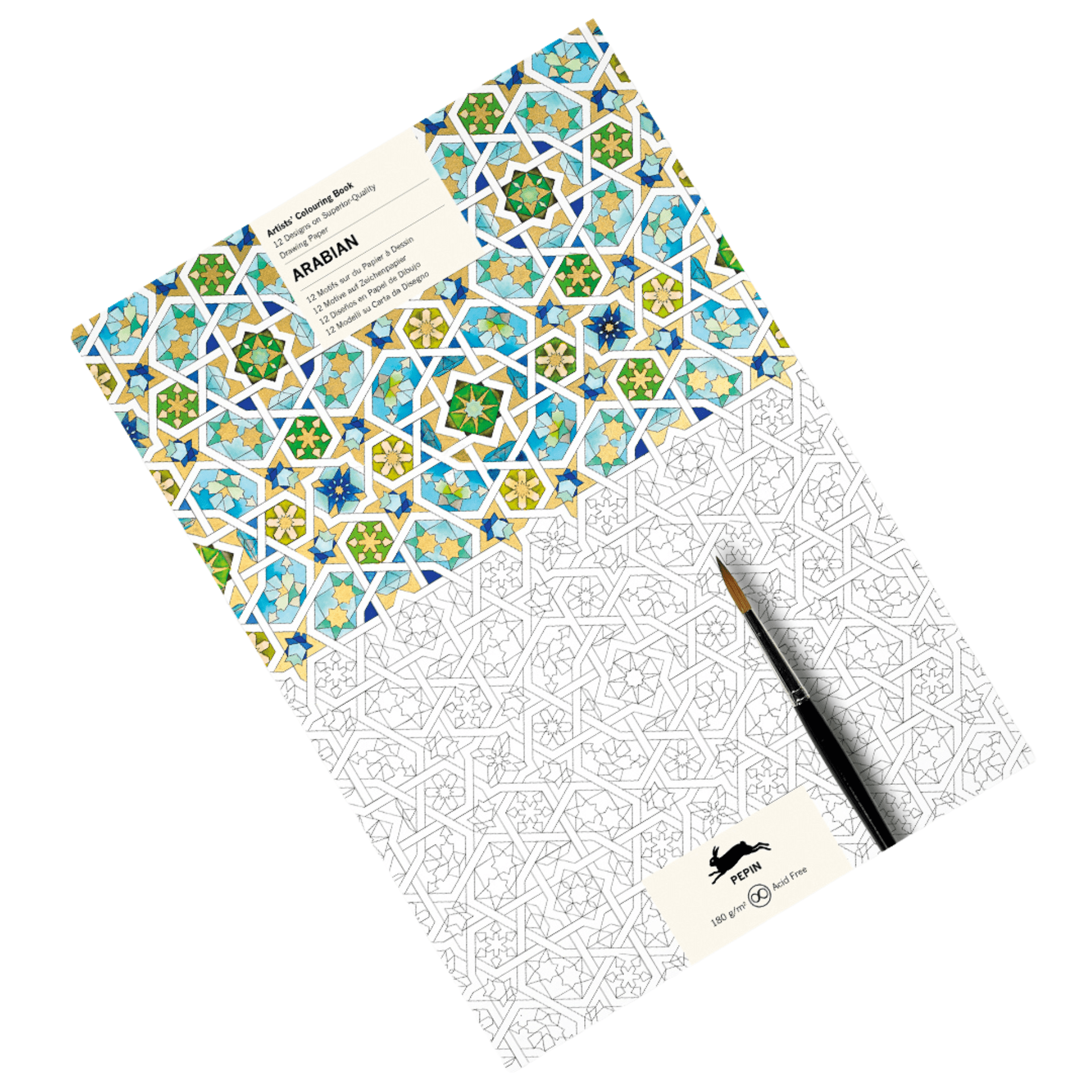 Pepin Press Book Coloring Book - Arabian Design