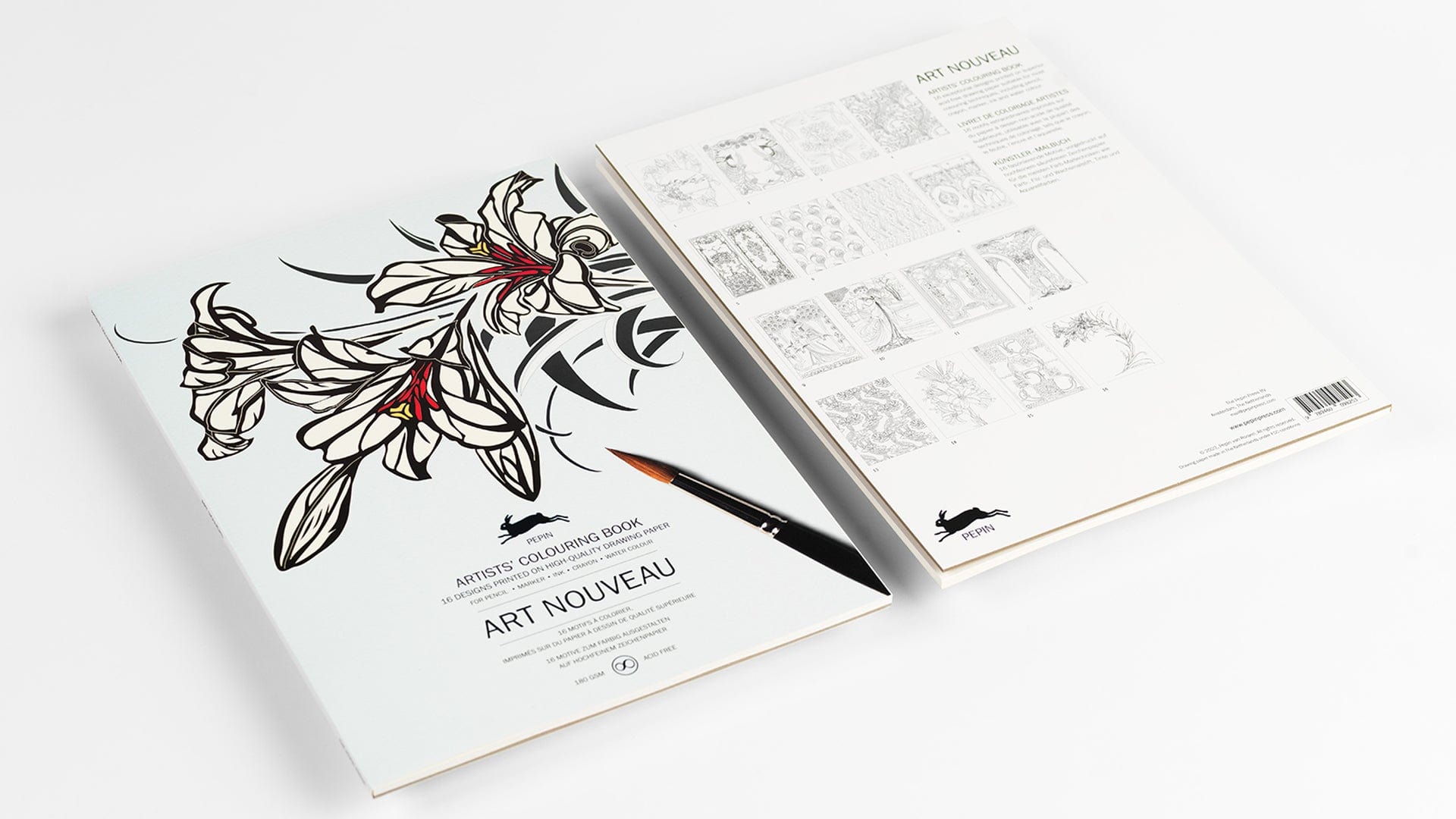Pepin Press Book Coloring Book - Art Nouveau