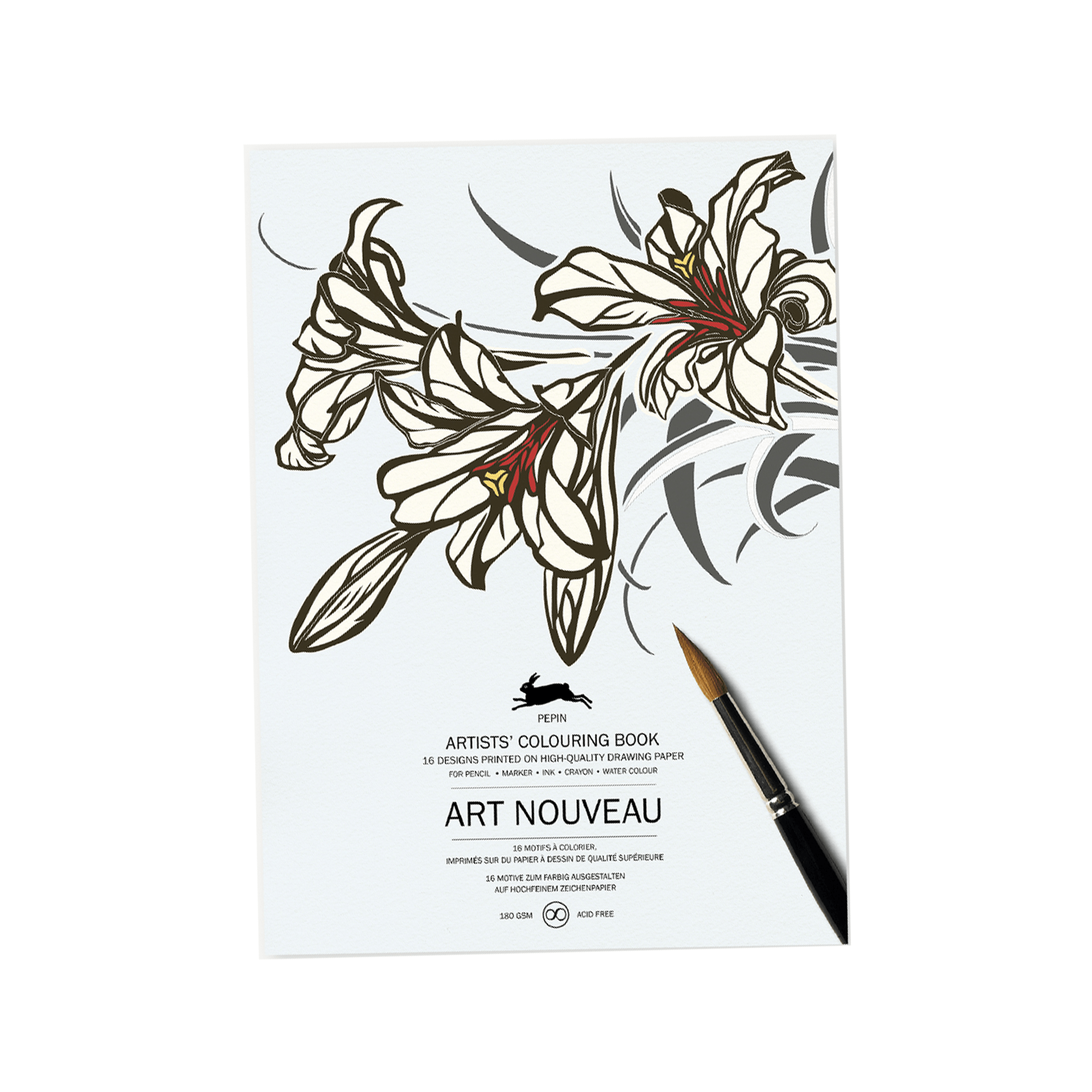 Pepin Press Book Coloring Book - Art Nouveau