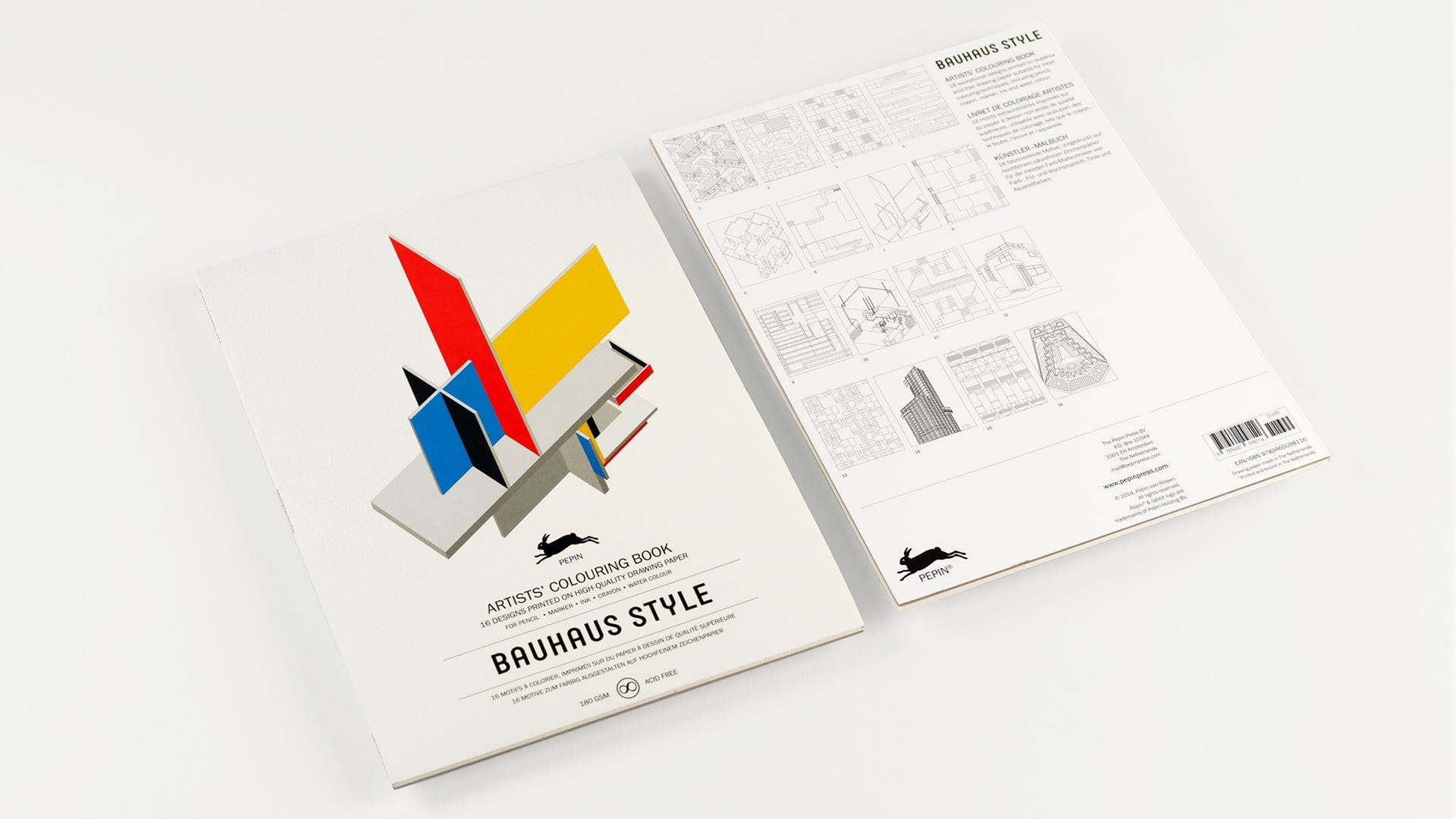 Pepin Press Book Coloring Book - Bauhaus
