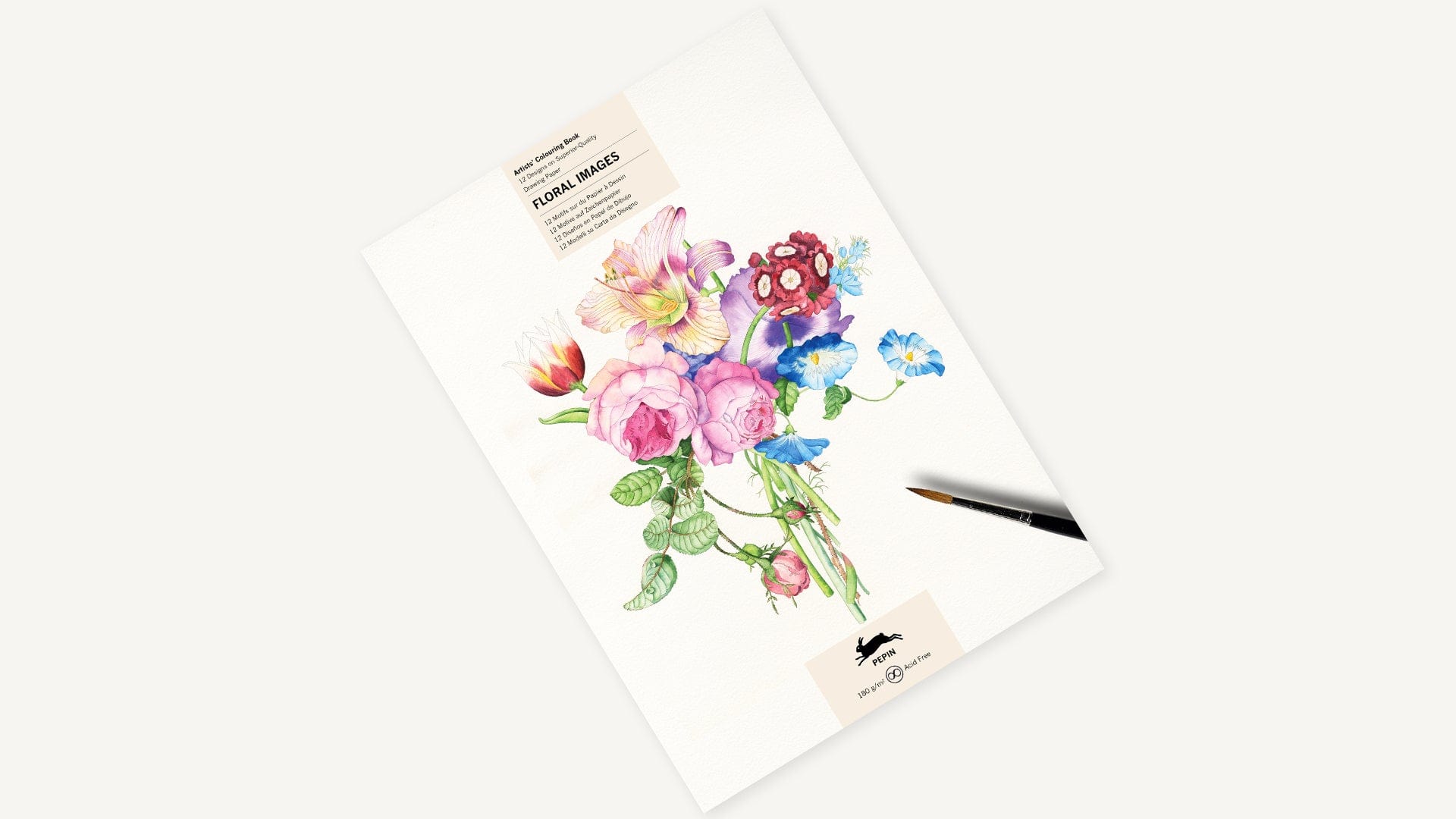 Pepin Press Book Coloring Book - Floral Images