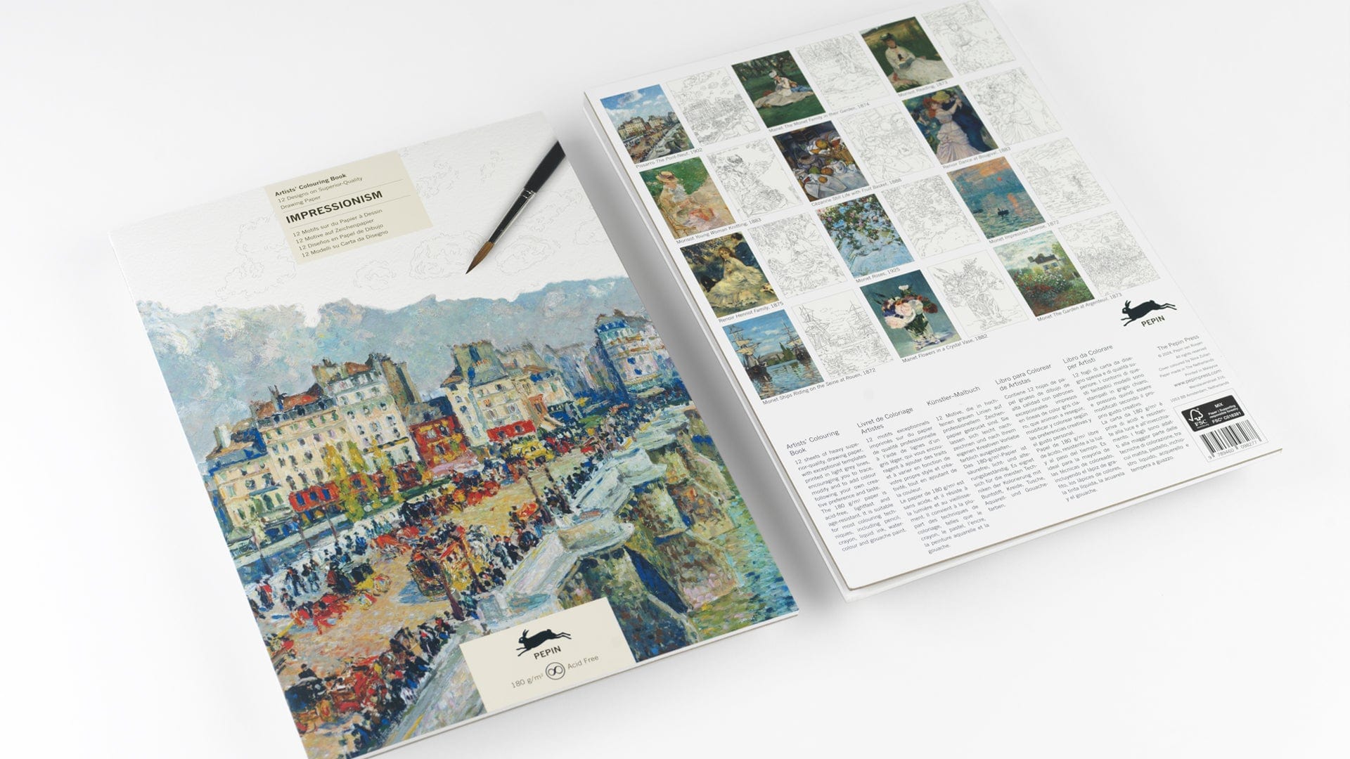 Pepin Press Book Coloring Book - Impressionism