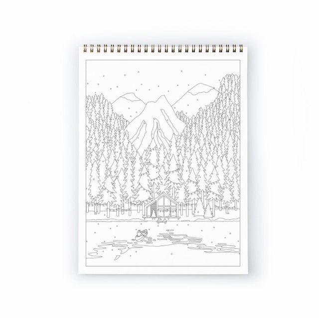 All The Way To Say Book Coloring Book Winter Edition