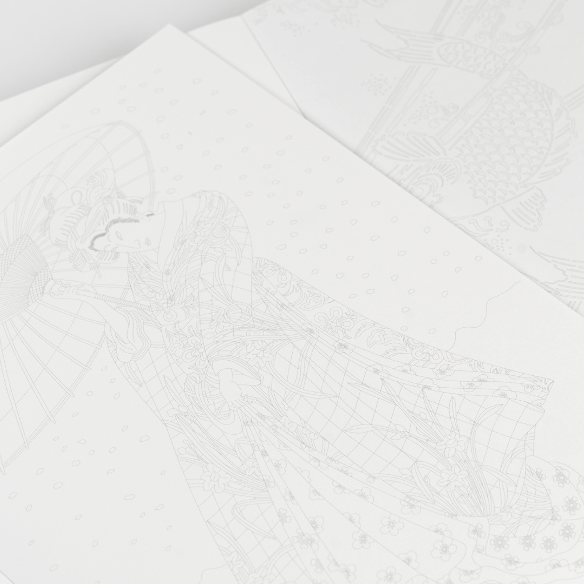 Pepin Press Book Colouring Book - Japan New Edition