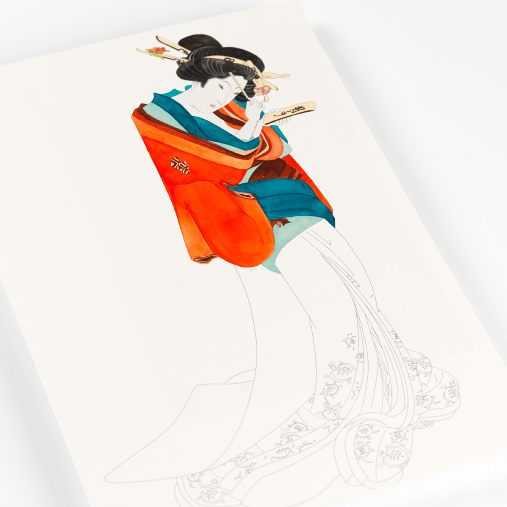 Pepin Press Book Colouring Book - Japan New Edition